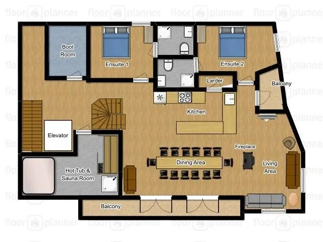 Les Couadzous Samoens Centre, Sauna, Jacuzzi 6 Chambres En Suite